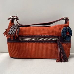 Marc Jacobs Orange and Brown Shoulder Bag